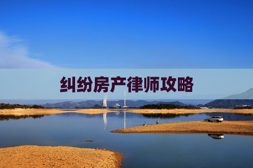 纠纷房产律师攻略