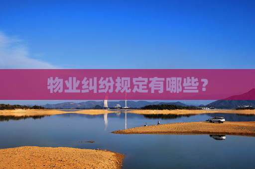 物业纠纷规定有哪些？