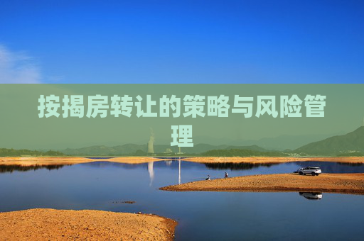 按揭房转让的策略与风险管理
