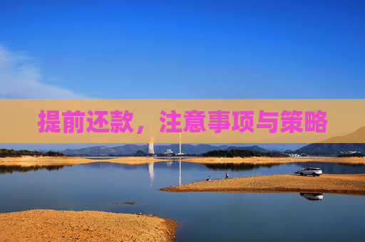 提前还款，注意事项与策略