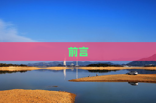 前言