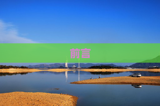 前言