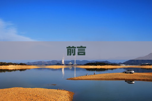 前言