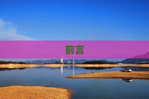 前言