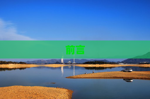 前言