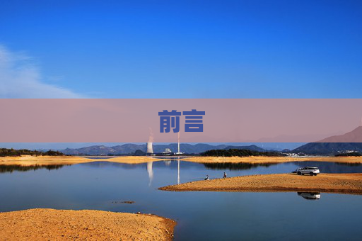 前言
