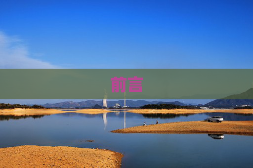 前言