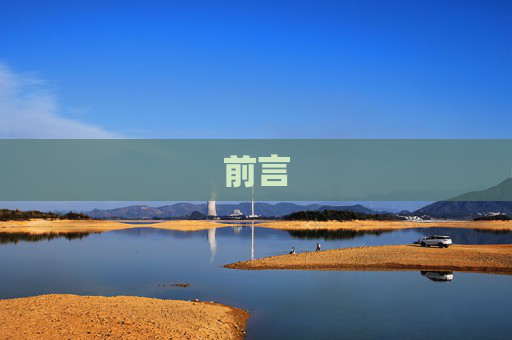 前言