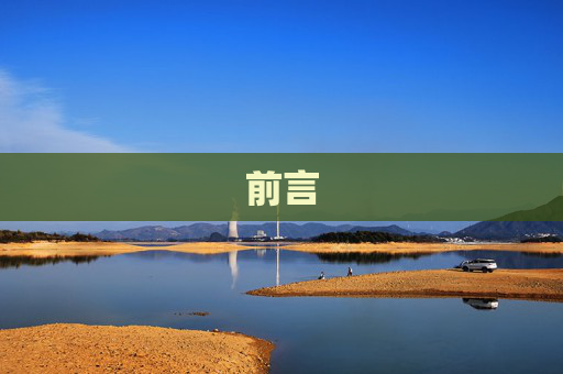 前言