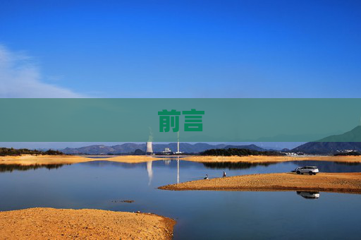 前言
