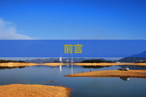 前言