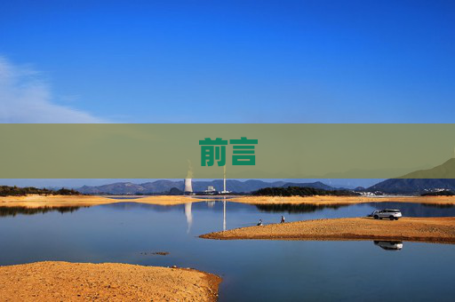 前言