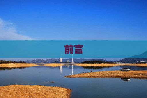 前言