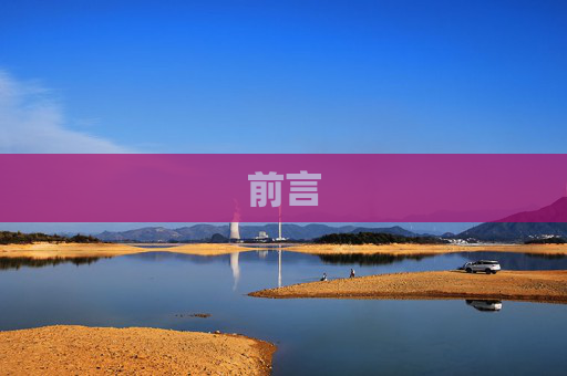 前言