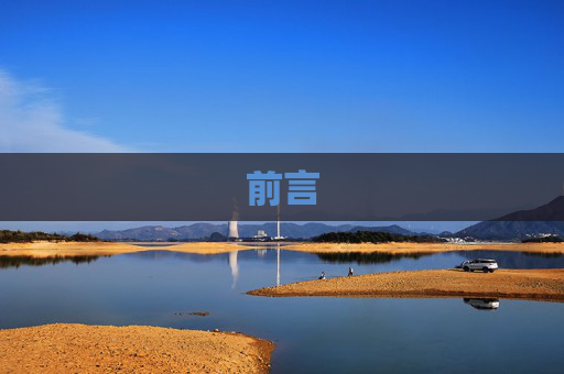 前言