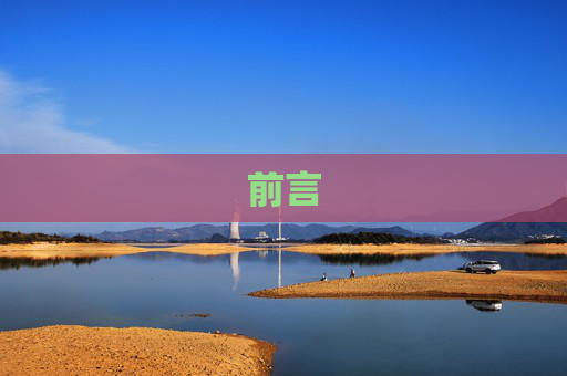 前言