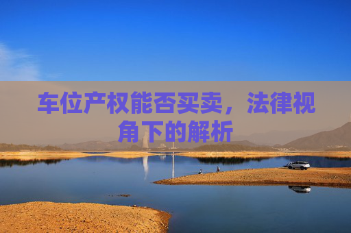 车位产权能否买卖，法律视角下的解析